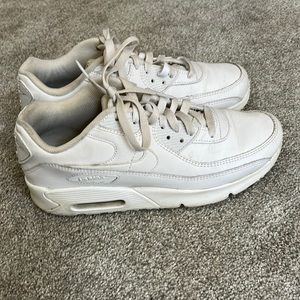 Nike white air max’s